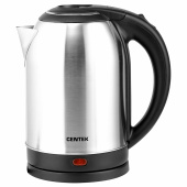 Чайник CENTEK CT-0037, 2 л, 2200 Вт, закрытый нагревательный элемент, сталь за 1 933 ₽. Чайники.  Доставка по РФ. Без переплат!