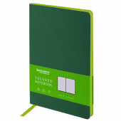 Блокнот А5 (148x218 мм), BRAUBERG "Metropolis Mix", под кожу, 80 л., клетка, темно-зеленый, 111037 за 427 ₽. Бизнес-блокноты и бизнес-тетради.  Доставка по РФ. Без переплат!