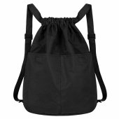 Рюкзак спортивный мешок HEIKKI PACK (ХЕЙКИ), 2 отделения, увеличенный объем, 40х35 см, черный, 272419 за 584 ₽. Мешки для обуви.  Доставка по РФ. Без переплат!