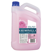 Мыло-крем жидкое 5 л CREMONELLA "Розовое масло", ПРЕМИУМ, перламутровое, из натуральных компонентов, 102219 за 1&nbsp;003 ₽. Мыло жидкое.  Доставка по РФ. Без переплат!