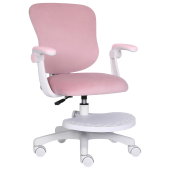 Кресло детское с подставкой для ног BRABIX "Sky MG-206", велюр, розовое, 533154 за 7&nbsp;329 ₽. Кресла детские.  Доставка по РФ. Без переплат!