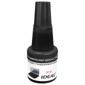 Краска штемпельная TRODAT IDEAL 7014, черная, 24 мл, на водно-глицериновой основе, 206915/219403 за 115 ₽. Штемпельная краска.  Доставка по РФ. Без переплат!