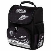 Ранец ПИФАГОР BASIC, 1 отделение, 3 кармана, эргономичная спинка, "Space invader", 35х28х18 см, 273140 за 2&nbsp;802 ₽. Ранцы для начальной школы.  Доставка по РФ. Без переплат!