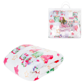 Плед новогодний 200х220 см, "Гномики", полиэстер, 210 г/м2, ЗОЛОТАЯ СКАЗКА, 592532 за 1&nbsp;435 ₽. Новогодние аксессуары.  Доставка по РФ. Без переплат!