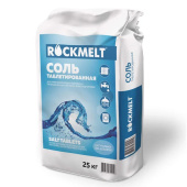 Соль таблетированная универсальная 25 кг, ROCKMELT, 4620769394156 за 2 164 ₽. Соль для ПММ.  Доставка по РФ. Без переплат!