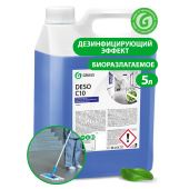 Средство моющее c дезинфицирующим эффектом 5 кг GRASS DESO C10, концентрат, 125191 за 1&nbsp;378 ₽. Средства для дезинфекции.  Доставка по РФ. Без переплат!
