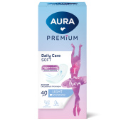 Прокладки женские ежедневные 40 шт., AURA Premium ультратонкие LIGHT, 13124 за 172 ₽. Женская гигиена.  Доставка по РФ. Без переплат!