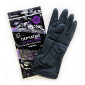 Перчатки МНОГОРАЗОВЫЕ латексные с хлопковым волокном Japan Style ЧЕРНЫЕ, размер 9-10, XL (очень большой), вес 67 г, КП, 139752 за 84 ₽. Перчатки латексные и резиновые.  Доставка по РФ. Без переплат!