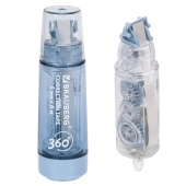 Корректирующая лента BRAUBERG 360°, 6 мм х 6 м + сменный картридж, корпус синий, блистер, 272661 за 111 ₽. Корректирующие ленты.  Доставка по РФ. Без переплат!