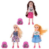 КУКЛА "Alisa Little Love", НАБОР, с портфелем, 14,4 см, АССОРТИ, 3 вида, 1TOY за 314 ₽. Куклы.  Доставка по РФ. Без переплат!