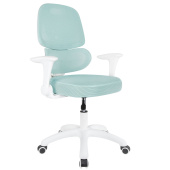 Кресло детское с поясничной поддержкой BRABIX KIDS "MG-225", сетка/ткань TW, голубое, 533317 за 7&nbsp;857 ₽. Кресла детские.  Доставка по РФ. Без переплат!