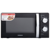 Микроволновая печь SONNEN MW2070BLCR-6MB, 20 л, 700 Вт, таймер, механическое управление, ручка, черная/хром, 454982 за 6&nbsp;882 ₽. Микроволновые печи.  Доставка по РФ. Без переплат!