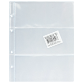 Листы-вкладыши для денежных купюр для альбома "Оптима" М9-05, комплект 5 шт., 200х250 мм, 3 кармана, ЛМБ-03 за 279 ₽. Листы-вкладыши для монет и купюр.  Доставка по РФ. Без переплат!