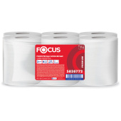 Полотенца бумажные с центральной вытяжкой 125 м FOCUS (Система М2) Jumbo, 2-слойные, белые, КОМПЛЕКТ 6 рулонов, 5036772 за 2&nbsp;649 ₽. Полотенца бумажные профессиональные.  Доставка по РФ. Без переплат!