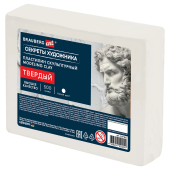 Пластилин скульптурный ТВЕРДЫЙ БЕЛЫЙ "Секреты художника", 0,5 кг, BRAUBERG ART, 107481 за 180 ₽. Пластилин скульптурный.  Доставка по РФ. Без переплат!