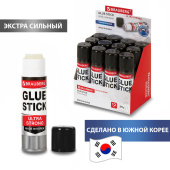 Клей-карандаш BRAUBERG ULTRA STRONG, УСИЛЕННАЯ ФОРМУЛА, 36 г, ЮЖНАЯ КОРЕЯ, 229546 за 145 ₽. Клей-карандаш.  Доставка по РФ. Без переплат!