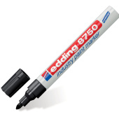 Маркер-краска лаковый (paint marker) EDDING 8750, ЧЕРНЫЙ, 2-4 мм, круглый наконечник, алюминиевый корпус, E-8750/1 за 834 ₽. Маркеры-краски лаковые.  Доставка по РФ. Без переплат!