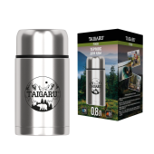 Термос 0,8 л для еды/напитков с широким горлом, нержавеющая сталь SUS304, TAIGARU (ТАЙГАРУ) FOOD, серебристый, 700325 за 1&nbsp;052 ₽. Термосы.  Доставка по РФ. Без переплат!