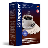 Фильтр TOPPERR №4 для кофеварок, бумажный, отбеленный, 100 штук, 3012 за 648 ₽. Расходные материалы для кофеварок и кофемашин.  Доставка по РФ. Без переплат!