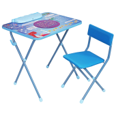 Комплект детской мебели голубой КОСМОС: стол + стул, пенал, BRAUBERG NIKA KIDS, 532634 за 3&nbsp;298 ₽. Наборы детской мебели.  Доставка по РФ. Без переплат!