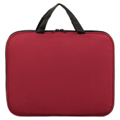 Папка на молнии с ручками STAFF EVERYDAY, А4, полиэстер, бордовая, 270738 за 238 ₽. Папки-сумки с ручками.  Доставка по РФ. Без переплат!