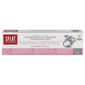 Зубная паста 100 мл SPLAT PROFESSIONAL "Ультракомплекс", уход/отбеливание чувствительных зубов, 112.14011.0101 за 276 ₽. Зубные пасты.  Доставка по РФ. Без переплат!