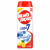 Чистящее средство 480 г, ПЕМОЛЮКС Сода-5/7, "Лимон", порошок, 2415944 за 106 ₽. Чистящие и моющие средства универсальные.  Доставка по РФ. Без переплат!