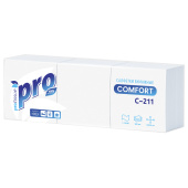 Салфетки бумажные 500 шт., 23х23 см, PROtissue COMFORT, "Big Pack", белые, КОМПЛЕКТ 10 пачек, С211 за 2&nbsp;387 ₽. Салфетки столовые.  Доставка по РФ. Без переплат!