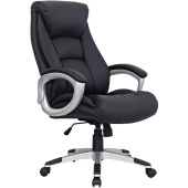 Кресло из натуральной кожи BRABIX "Grand EX-500", черное, 530861 за 25 139 ₽. Кресла для руководителей. Доставка по РФ. Без переплат!