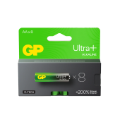 Батарейки КОМПЛЕКТ 8 шт., GP Ultra Plus G-Tech, AA (LR6), алкалиновые, пальчиковые, 15AUPA21-2CRB8 за 833 ₽. Батарейки.  Доставка по РФ. Без переплат!