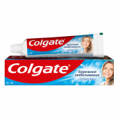 Зубная паста 50 мл COLGATE "Бережное отбеливание", с фторидом и кальцием, 7891024188262 за 103 ₽. Зубные пасты.  Доставка по РФ. Без переплат!