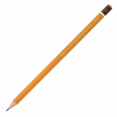 Карандаш чернографитный KOH-I-NOOR 1500, 1 шт., H, корпус желтый, заточенный, 150000H01170RU за 71 ₽. Карандаши чернографитные.  Доставка по РФ. Без переплат!