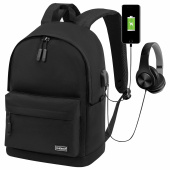 Рюкзак HEIKKI ACTIVE (ХЕЙКИ) универсальный, отделение для ноутбука, USB-порт, черный, 44х31х14 см, 272560 за 1&nbsp;682 ₽. Рюкзаки с отделением для ноутбука.  Доставка по РФ. Без переплат!