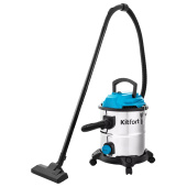 Пылесос хозяйственный KITFORT KT-548, 1000 Вт, сухая/влажная уборка, сила всасывания 600 Вт, бак 20 л, КТ-548 за 11&nbsp;002 ₽. Пылесосы.  Доставка по РФ. Без переплат!