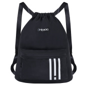 Рюкзак спортивный мешок HEIKKI CASUAL (ХЕЙКИ) с дополнительным карманом, 44х34 см, "Strips", 273458 за 687 ₽. Мешки для обуви.  Доставка по РФ. Без переплат!