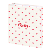 Фотоальбом BRAUBERG "Cute hearts" на 200 фото 10х15 см, твердая обложка, 391427 за 361 ₽. Фотоальбомы.  Доставка по РФ. Без переплат!