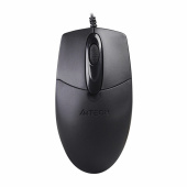 Мышь проводная A4TECH OP-720, USB, 2 кнопки + 1 колесо-кнопка, оптическая, черная, 513289 за 440 ₽. Мыши проводные компьютерные.  Доставка по РФ. Без переплат!