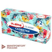 Салфетки косметические 100 шт. в картонном боксе 2-слойные, LAIMA "Everyday", 20х20 см, 113588 за 86 ₽. Салфетки косметические.  Доставка по РФ. Без переплат!