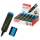 Текстовыделитель BRAUBERG "ORIGINAL", ГОЛУБОЙ, линия 1-5 мм, 151684 за 46 ₽. Текстовыделители.  Доставка по РФ. Без переплат!