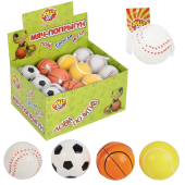 Мяч-попрыгун СПОРТ, 6 см, ТПР, ассорти, 4 вида, JOLLY JOT (ДЖОЛЛИ ДЖОТ), 666125 за 117 ₽. Мячи детские.  Доставка по РФ. Без переплат!
