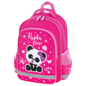 Рюкзак ПИФАГОР SCHOOL, 1 отделение, 3 кармана, "Panda time", 38x28х14 см, 271406 за 1 068 ₽. Рюкзаки для начальной и средней школы.  Доставка по РФ. Без переплат!