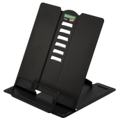 Подставка для книг и учебников BRAUBERG KIDS mini "Black", регулируемый угол наклона, металлическая, 238972 за 254 ₽. Подставки для книг.  Доставка по РФ. Без переплат!
