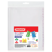 Обложки ПП для учебников и рабочих тетрадей, КЛЕЙКИЙ КРАЙ, НАБОР 10 шт. + 1 шт., 80 мкм, 265x490, ПИФАГОР, 274109 за 98 ₽. Обложки для книг, тетрадей и журналов.  Доставка по РФ. Без переплат!