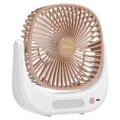 Вентилятор настольный CENTEK CT-5041, USB-питание, 3 режима, LED-подсветка, d=10 см, 5 Вт, белый за 1&nbsp;260 ₽. Вентиляторы.  Доставка по РФ. Без переплат!
