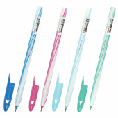 Ручка шариковая STAFF "CANDY PASTEL", синяя, игольчатый узел 0,6 мм, линия 0,3 мм, 144235 за 9 ₽. Ручки шариковые неавтоматические.  Доставка по РФ. Без переплат!