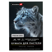 Бумага для пастели АБРАЗИВНАЯ А4 в папке, 15 листов, ЧЕРНАЯ, 240 г/м2, BRAUBERG ART, 117765 за 265 ₽. Альбомы и бумага для пастели.  Доставка по РФ. Без переплат!