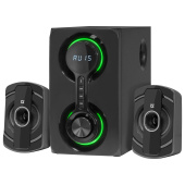 Колонки компьютерные DEFENDER Eclipse, 2.1, 40 Вт, Bluetooth, FM, USB, SD, AUX, черные, 65593 за 6&nbsp;411 ₽. Колонки.  Доставка по РФ. Без переплат!