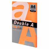 Бумага цветная DOUBLE A, А4, 75 г/м2, 100 л., неон, оранжевая за 329 ₽. Бумага цветная форматная. Доставка по РФ. Без переплат!
