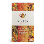 Чай NIKTEA "Ройбуш Оранж" травяной со вкусом апельсина, 25 пакетиков в конвертах по 2 г, TALTHA-DP0058 за 254 ₽. Чай пакетированный.  Доставка по РФ. Без переплат!