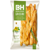 Хлебные палочки BAKER HOUSE "Grissini" с итальянскими травами и морской солью, 80 г, 25405 за 70 ₽. Хлебцы и хлебные палочки.  Доставка по РФ. Без переплат!